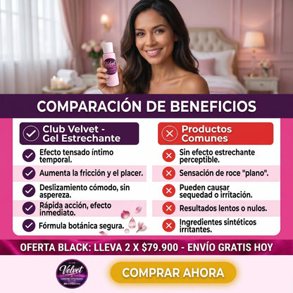 ESTRECHANTE VELVET OFERTA MADRES 2 X 1